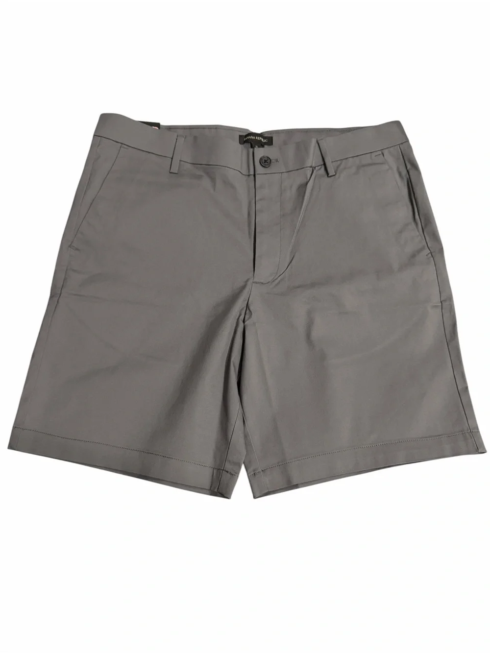 Banana Republic Men's Stretch Chino Shorts/Gray/Size: 36